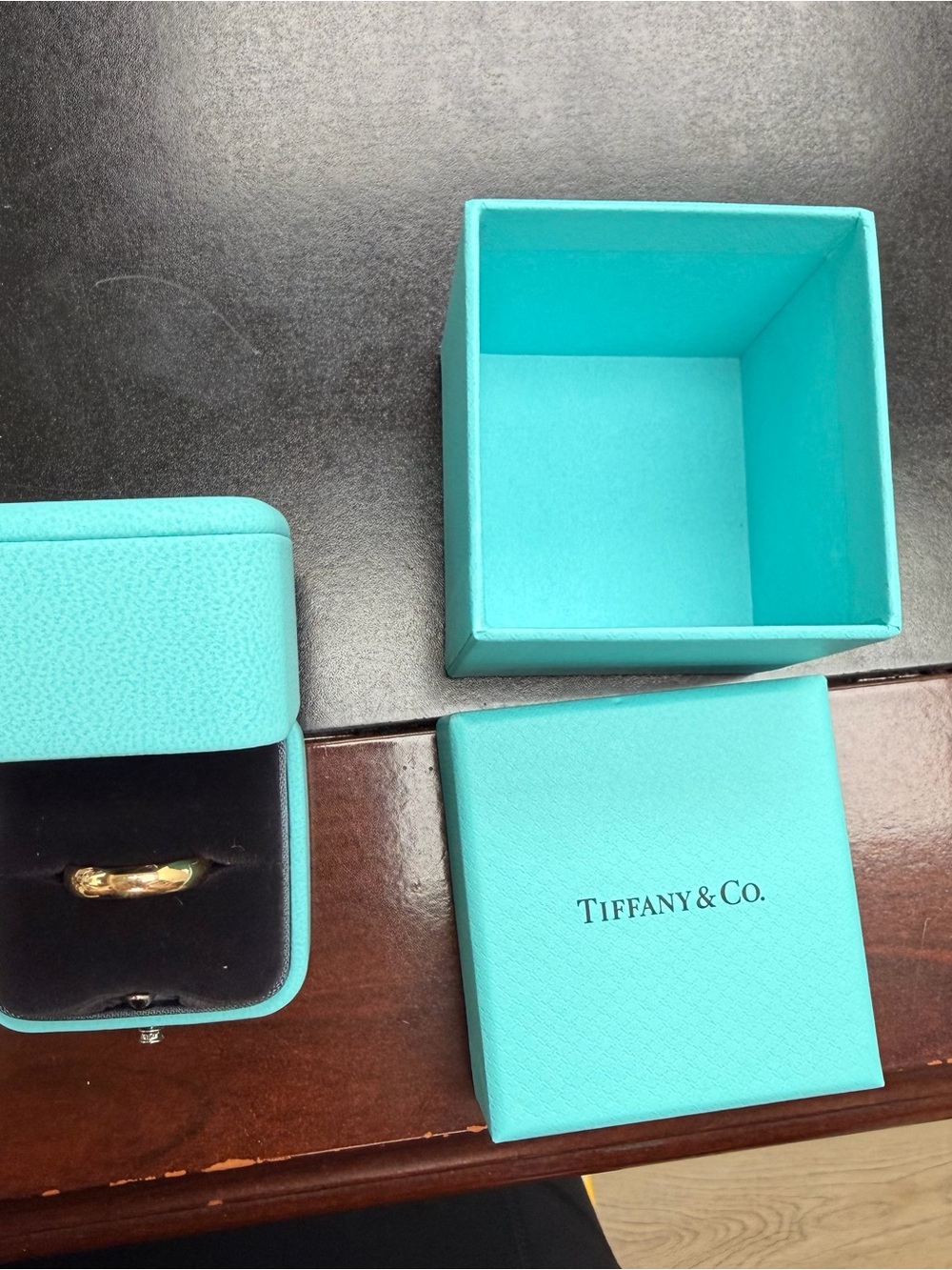 Tiffany & Co. Forever Wedding Band Ring in Yellow Gold, 4.5 mm Wide - Picture 3 of 9